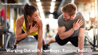 Working Out with Two Guys . Romina Boudoir